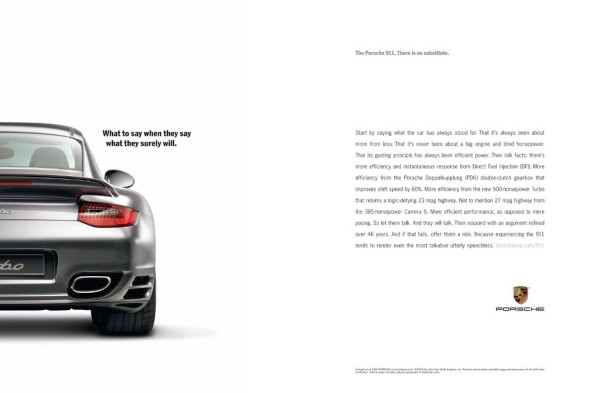 Porsche what to say the week