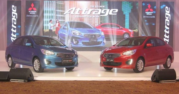 Mitsubishi Attrage officially launched in Malaysia