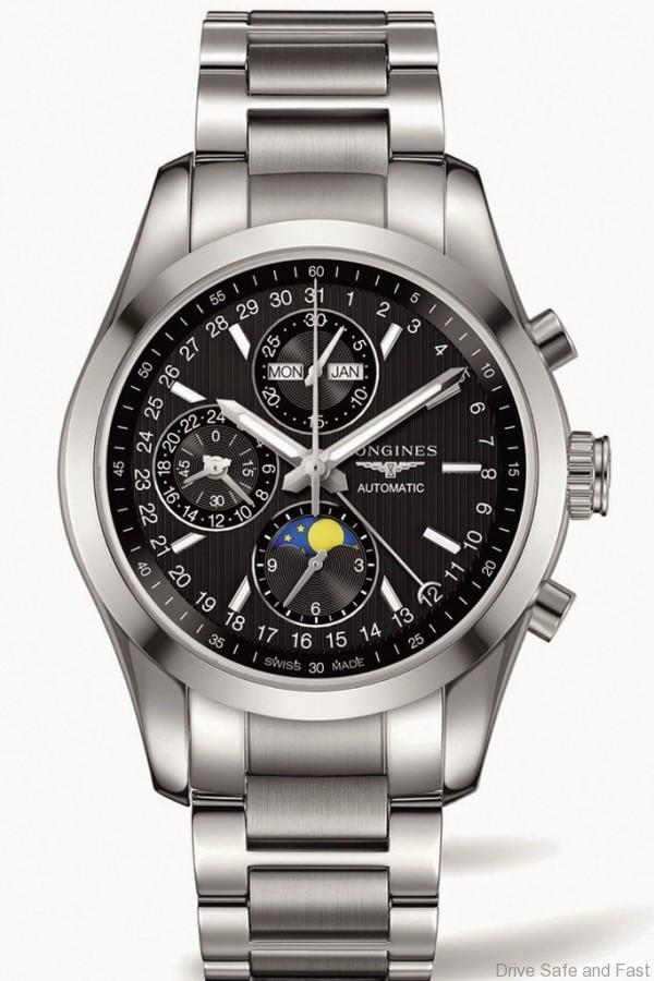 Longines Conquest Classic Moonphase steel