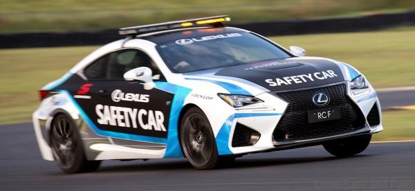 2015 V8 Supercars' official safety car the Lexus RC F