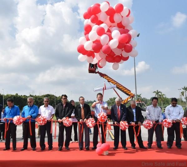 Toyota during the ribbon cutting ceremony to officiate the handover ceremony.