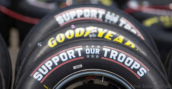 is seen at Charlotte Motor Speedway during the Goodyear Support Our Troops, on Thursday, May, 21, 2015 in Concord, N.C. (Chris Keane/AP Images for Goodyear)