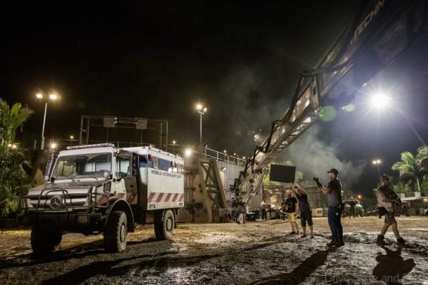 Der Mercedes-Benz Unimog am Set von Jurassic World. // The Mercedes-Benz Unimog on location at the set of Jurassic World.