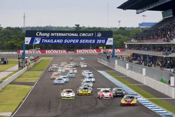 2015 Porsche Carrera Cup Asia. Round 7 and 8. Thailand. 31st July - 3rd August 2015. Photo: Drew Gibson
