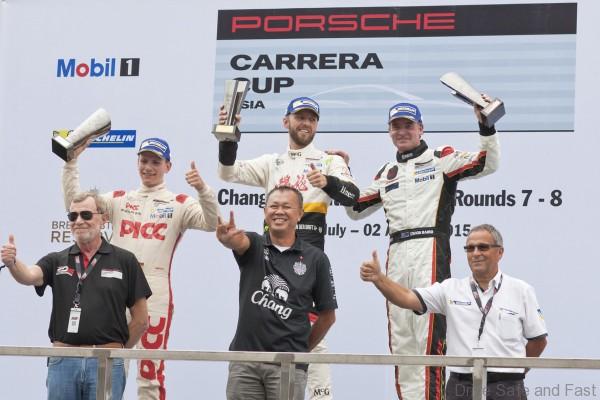2015 Porsche Carrera Cup Asia. Round 7 and 8. Thailand. 31st July - 3rd August 2015. Photo: Drew Gibson