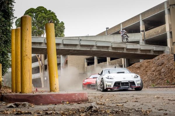 NASHVILLE, Tenn. (November 25, 2015) – Drifting fans like mall crowds on Black Friday about as much as fish like fresh air. To commiserate with the fans, Hoonigan and Nissan joined forces to take over the abandoned Hawthorne Mall near Los Angeles, and celebrate Black Friday in their own unique way. With the creators of the Gymkhana and Recoil video series calling the shots, two-time Formula Drift Champion Chris Forsberg and Ryan Tuerck push their 1000hp Nissan 370Z’s to the edge in Hoonigan’s “Black Friday” and Nissan’s “Black Friday 360 Experience.”