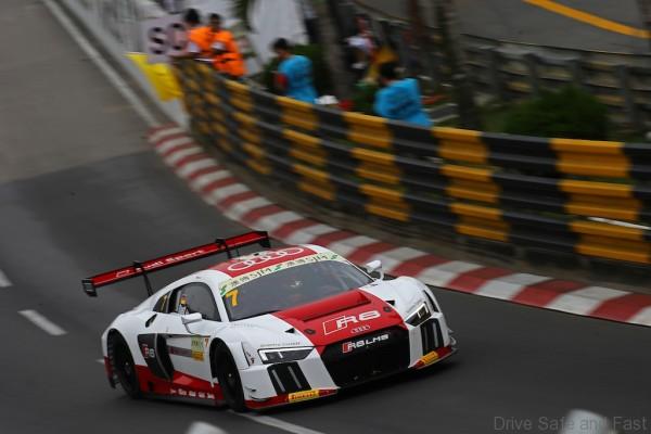 Rene Rast (GER) Audi Sport Team WRT, Audi R8 LMSat SJM Macau GT Cup - FIA GT World Cup, Macau, China, 19-22 November 2015.