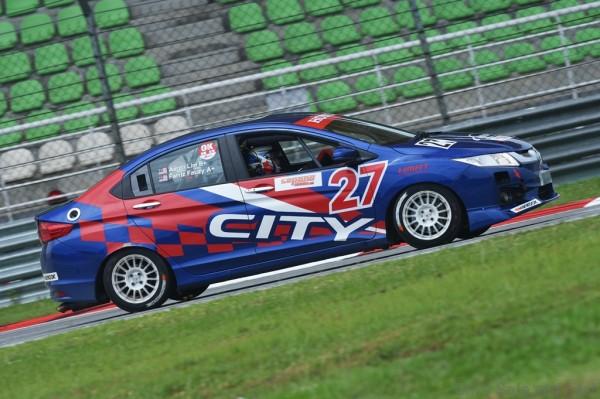 The winning car, Honda City (Car 27)