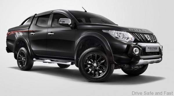 Created in all-black with accessories to match its tough look