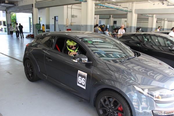 Waiting for the signal to hit the track