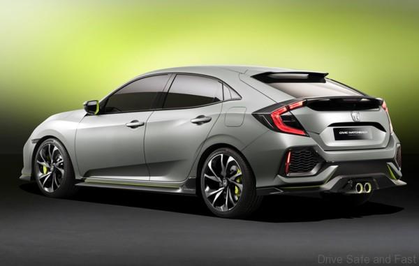Civic hatchback prototype 3