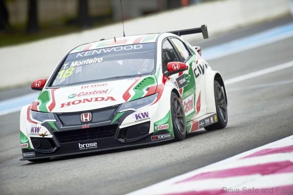 2016 EVENT: Race of France TRACK: Circuit Paul Ricard TEAM: Castrol Honda World Touring Car Team CAR: Honda Civic wtcc DRIVER: Tiago Monteiro