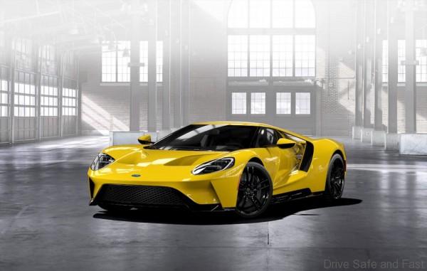 Triple-Yellow-Ford-GT-front-three-quarter
