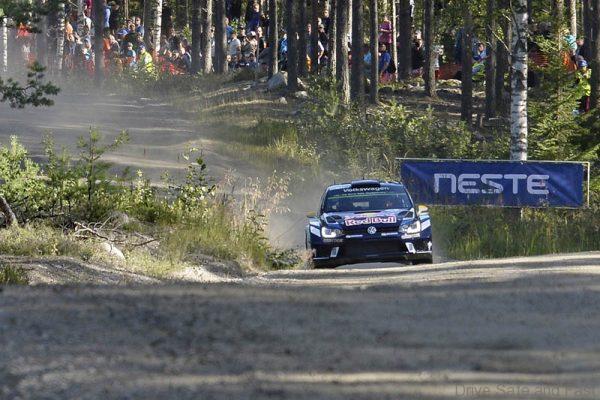 Andreas Mikkelsen (NOR), Anders Jæger (NOR) Volkswagen Polo R WRC (2016) WRC Rally Finland 2016