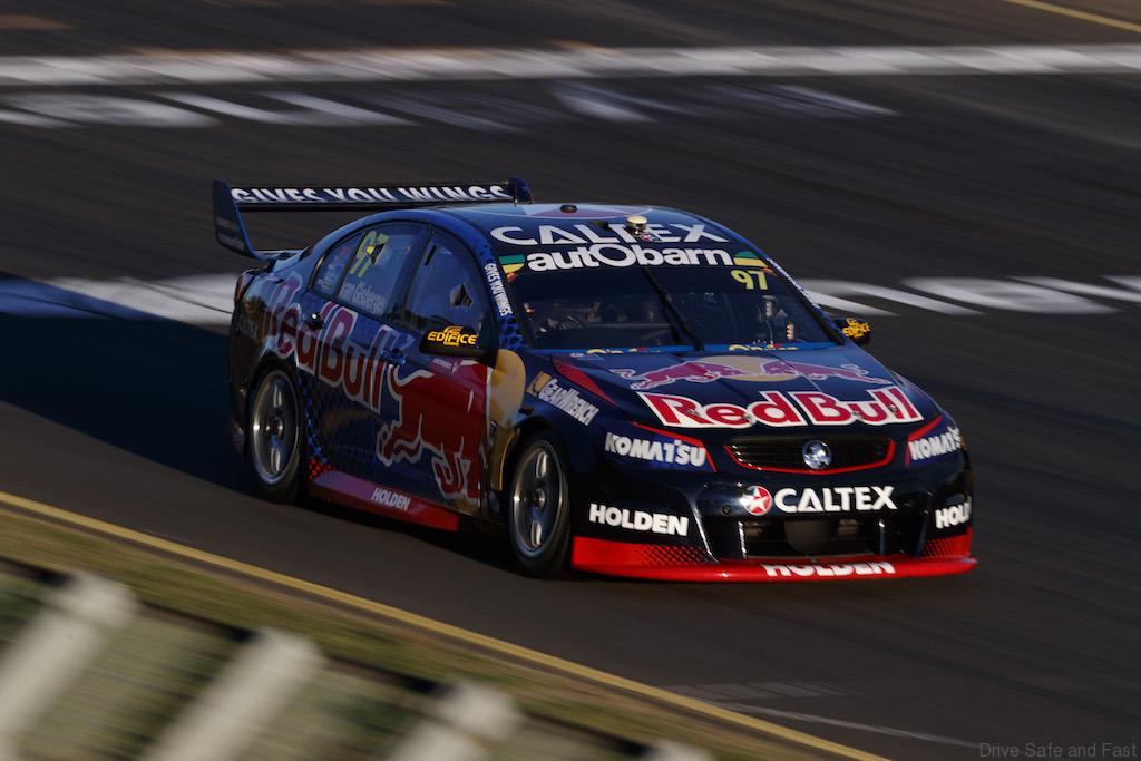 Shane Van Gisbergen of Red Bull Racing Australia during the Red Rooster Sydney SuperSprint, at the Sydney Motorsport Park, Sydney, New South Wales, August 27, 2016.