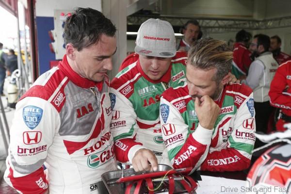 MICHELISZ Norbert (hun) Honda Civic team Honda racing Jas portrait ambiance HUFF Rob (GBR) Honda Civic team Castrol Honda WTCC ambiance portrait MONTEIRO Tiago (por) Honda Civic team Castrol Honda WTCC portrait ambiance during the 2016 FIA WTCC World Touring Car Race of Argentina at Termas de Rio Hondo, Argentina on August 6 to 7 - Photo Jean Michel Le Meur / DPPI