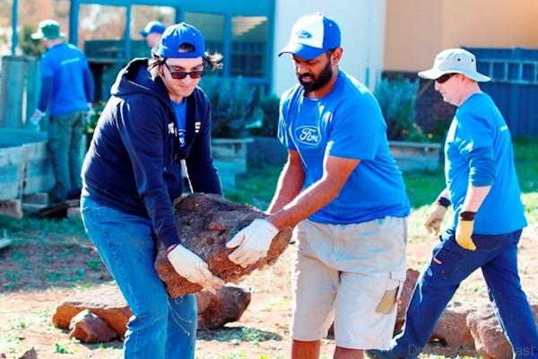 During Ford Global Caring Month in September, some 20,000 Ford volunteers will participate in hundreds of community service projects around the world. Global Caring Month is the signature annual event of the Ford Volunteer Corps. Since it was launched in 2005, Ford Volunteer Corps members have contributed more than one million hours of community service in 48 countries, representing $29 million of in-kind community investments.