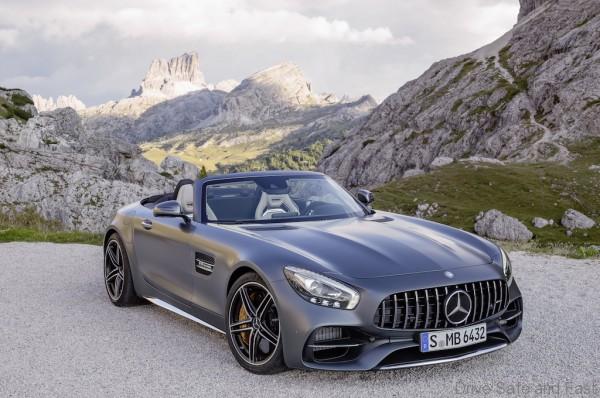 AMG GT C Roadster (R 190), 2016; Exterieur: designo selenitgrau magno; Interieur: Leder Nappa Exklusiv macchiatobeige ;Kraftstoffverbrauch kombiniert: 11,4 l/100 km, CO2-Emissionen kombiniert: 259 g/km AMG GT C Roadster (R 190), 2016; exterior: designo selenit grey magno; interior:Nappa leather exclusive macchiato beige; fuel consumption, combined: 11.4 l/100 km; combined CO2 emissions: 259 g/km