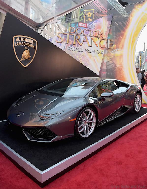 HOLLYWOOD, CA - OCTOBER 20: Lamborghini Stars at Marvel Studios' Doctor Strange, in US theaters Nov. 4, at El Capitan Theatre on October 20, 2016. (Photo by Charley Gallay/Getty Images for Automobili Lamborghini S.p.A.)