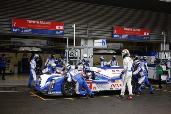 MOTORSPORT - WEC 2013 - WORLD ENDURANCE CHAMPIONSHIP 2013 - 6 HOURS OF SPA FRANCORCHAMPS / 6 HEURES DE SPA FRANCORCHAMPS - BELGIQUE - 02 TO 05/05/2013 - PHOTO FREDERIC LE FLOC'H / DPPI - 07 WURZ ALEXANDER (AUT) - LAPIERRE NICOLAS (FRA) - NAKAJIMA KAZUKI (JPN) / WEC LMP1 / TOYOTA TS 030 HYBRID TEAM TOYOTA RACING / ACTION