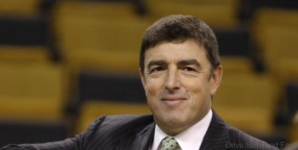 Boston Celtics owner Wyc Grousbeck prior to a basketball game in Boston, Friday, Oct. 30, 2009. (AP Photo/Charles Krupa)