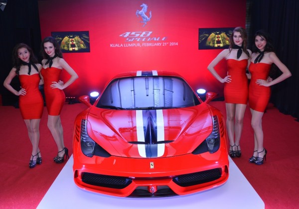 06 Ferrari 458 Speciale Launch Brand Ambassadors