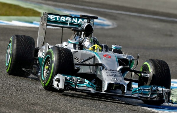 Motorsports: FIA Formula One World Championship 2014, Tests in Jerez de la Frontera, Nico Rosberg (GER, Mercedes AMG Petronas F1 Team)