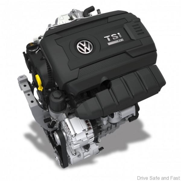volkswagen-golf-R engine