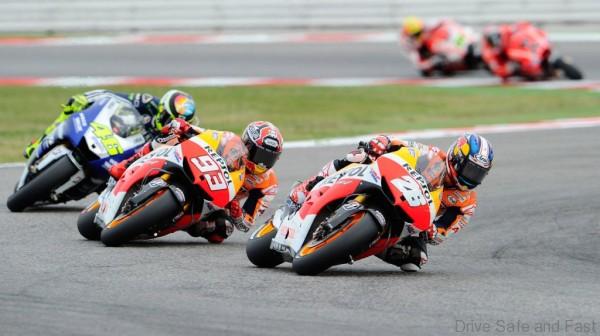 GEPA-15091398101 - MISANO,SAN MARINO,15.SEP.13- MOTORSPORT - MotoGP, Grand Prix of San Marino, Misano World Circuit Marco Simoncelli. Image shows Dani Pedrosa (ESP/ Honda). Photo: GEPA pictures/ Gold and Goose/ Gareth Harford - For editorial use only. Image is free of charge.