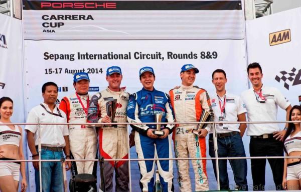 Porsche Carrera Cup Asia.  Sepang, Malaysia 15th - 17th August 2014 Photo: Drew Gibson