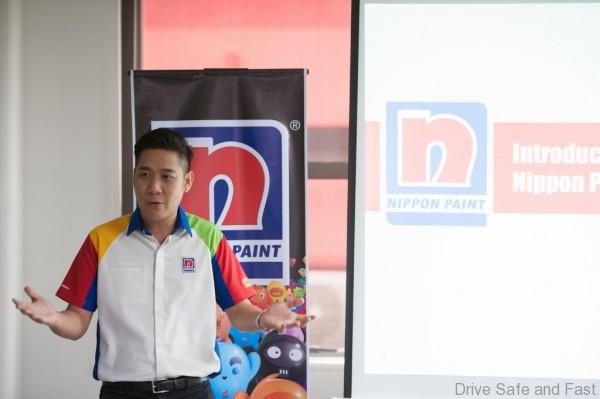 Mr. Alex Yoong, Assistant General Manager-Marketing of Nippon Paint Malaysia introducing Nippon Paint Malaysia