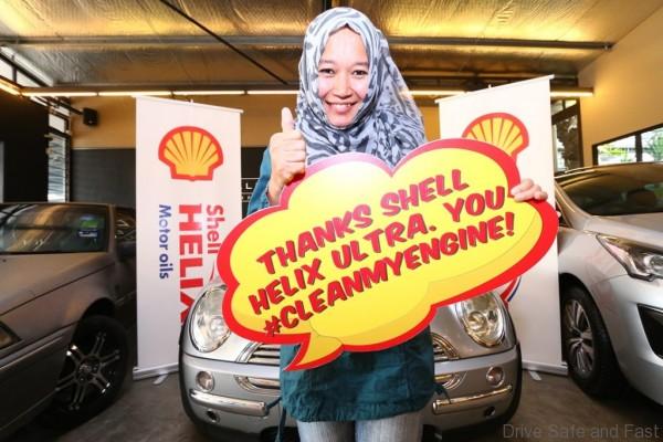 Shell h her car and self_2