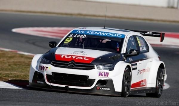 09 LOEB Sebastien (Fra) Citroen C Elysee Team Citroen Racing Action during the 2015 FIA WTCC World Touring Car winter tests at Barcelona, Spain on February 13th 2015. Photo Jean Michel Le Meur / DPPI.
