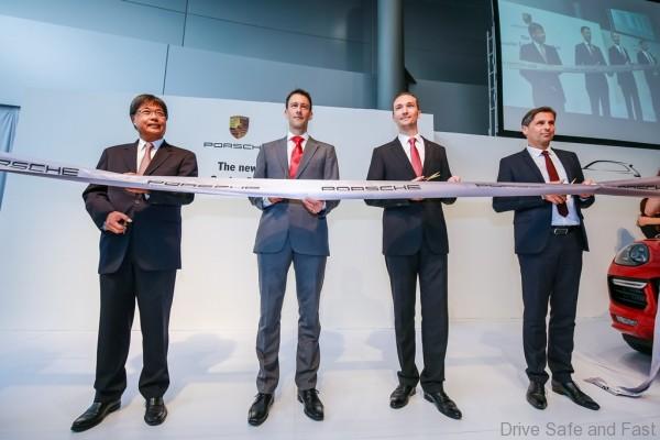 Porsche Ribbon Cutting Ceremony