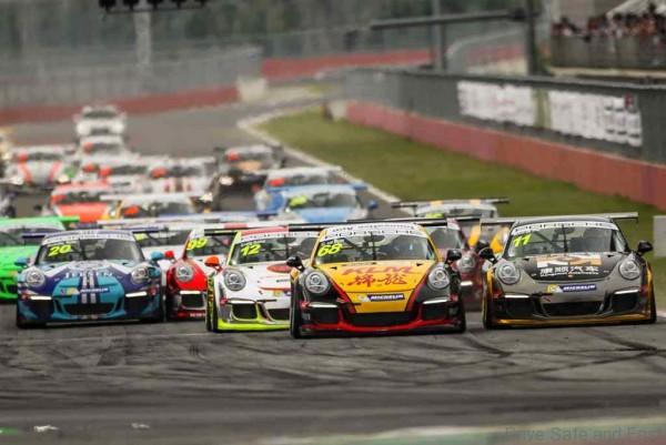 Start - Porsche Carrera Cup Asia at Korea International Circuit - South Korea  - Porsche Carrera Cup Asia at Korea International Circuit - South Korea