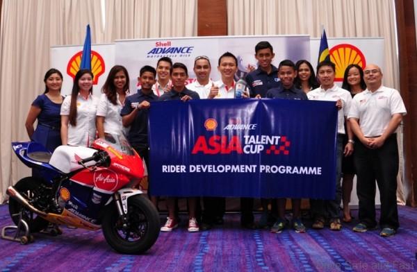 Shell Advance and trainers at the Rider Development Programme