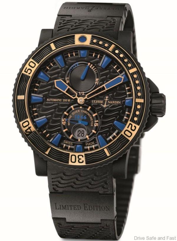 Ulysse Nardin New Black Sea Limited Edition with Rose Gold Bezel  2