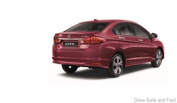 Honda City_Dark Ruby Red Pearl_Back