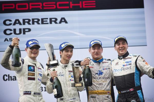 2015 Porsche Carrera Cup Asia. Round 7 and 8. Thailand.  31st July - 3rd August 2015.  Photo: Drew Gibson