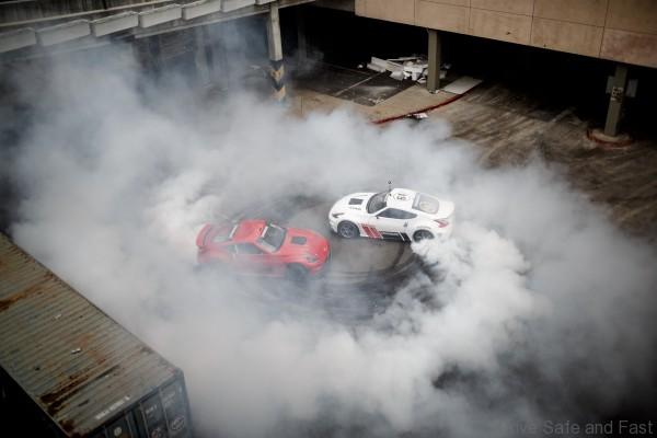 NASHVILLE, Tenn. (November 25, 2015)  Drifting fans like mall crowds on Black Friday about as much as fish like fresh air. To commiserate with the fans, Hoonigan and Nissan joined forces to take over the abandoned Hawthorne Mall near Los Angeles, and celebrate Black Friday in their own unique way. With the creators of the Gymkhana and Recoil video series calling the shots, two-time Formula Drift Champion Chris Forsberg and Ryan Tuerck push their 1000hp Nissan 370Zs to the edge in Hoonigans Black Friday and Nissans Black Friday 360 Experience.