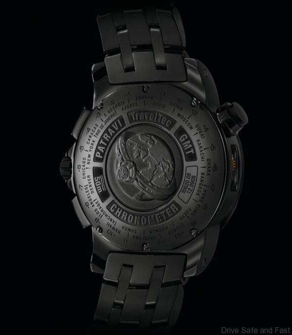 Carl F_ Bucherer PatraviTravelTec Black DLC case back