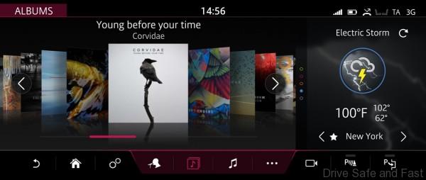 InControl Touch Pro Music Cover Flow