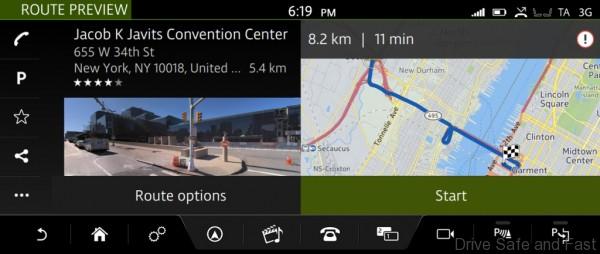 InControl Touch Pro - Route Preview with Street View