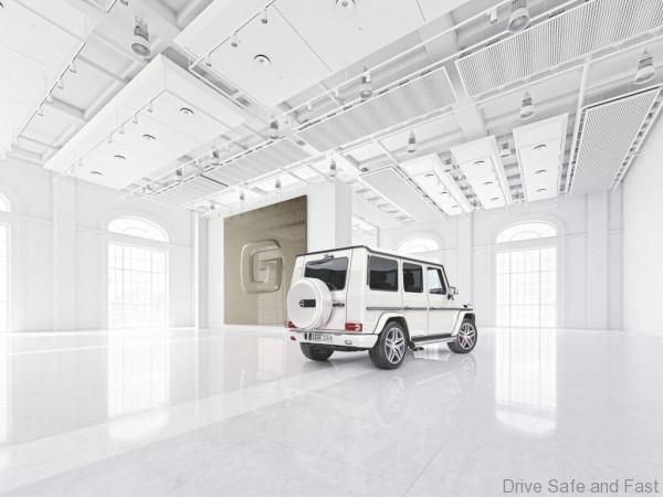 Mercedes-Benz G-Klasse, designo manufaktur, Exterieur: polarweiß Mercedes-Benz G-Klasse, designo manufaktur, exterior: polar white