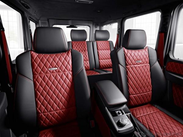 Mercedes-Benz G-Klasse, designo manufaktur, Interieur: designo Leder classicrot/schwarz Mercedes-Benz G-Klasse, designo manufaktur, interior: designo leather classic red/black