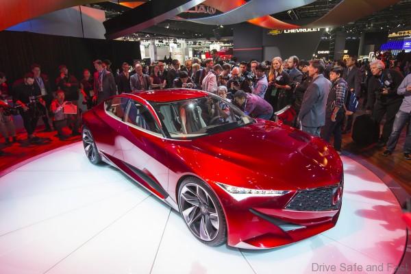The Acura Precision Concept at its 2016 North American International Auto Show unveiling in Detroit, MI on Jan. 12