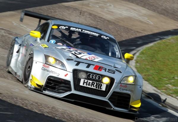 VLN Langstreckenmeisterschaft Nuerburgring 2011, 6h ADAC Ruhr-Pokal-Rennen (2011-08-27): Frank Biela, Christian Hohenadel, Michael Ammermueller (Audi TT RS). Foto: Jan Brucke/VLN