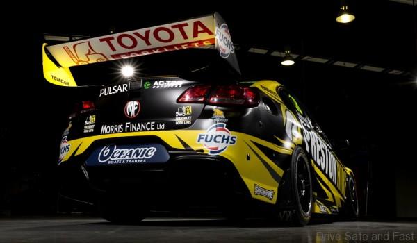 Australia's newest V8 Supercar team Preston Hire Racing. The new team is owned by businessman Charlie Schwerkolt, and will be driven by Lee Holdsworth.  February 19, 2016.