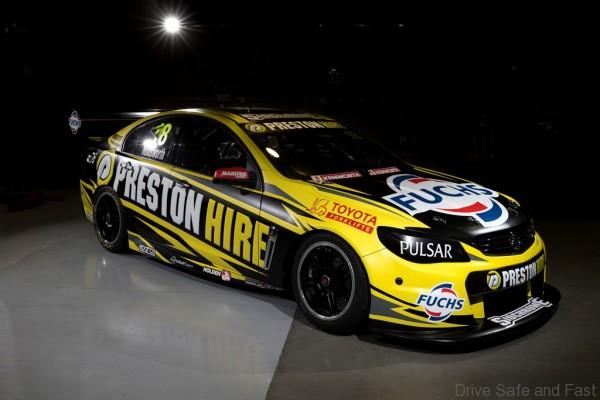 Australia's newest V8 Supercar team Preston Hire Racing. The new team is owned by businessman Charlie Schwerkolt, and will be driven by Lee Holdsworth.  February 19, 2016.