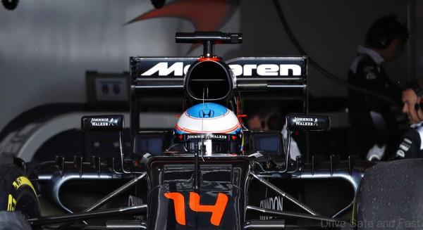 Circuit de Catalunya, Barcelona, Spain Tuesday 23 February 2016. Fernando Alonso, McLaren MP4-31 Honda, leaves the garage. World Copyright: Steven Tee/LAT Photographic ref: Digital Image _H7I1652